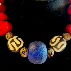 Hand made one of a kind necklace.